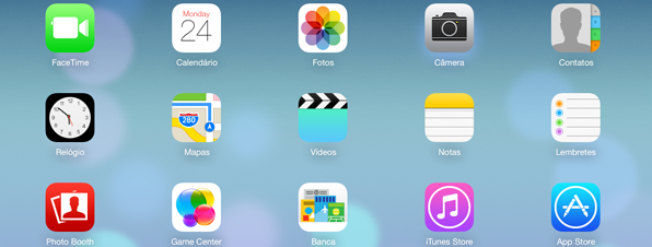 Interfaz del iOS7 en Ipad